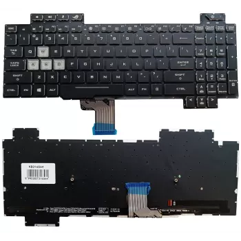 ASUS KB316564 klaviatūra, ASUS ROG Strix SCAR II / Hero II GL504, JAV išdėstymas, spalvotas foninis apšvietimas