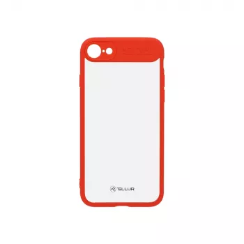 Dėklas Tellur TLL121593 iPhone 8 Plus – kietas, raudonas permatomas