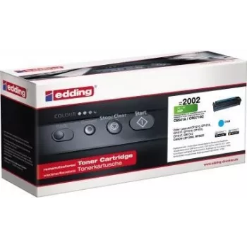 edding EDD-2002 cyan toner, suderinamas su HP 125A Canon 716 C (CB541A 1979B002AA)