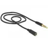Garso ilginimo laidas DeLOCK 84716 0.5 m 3,5 mm Juodas