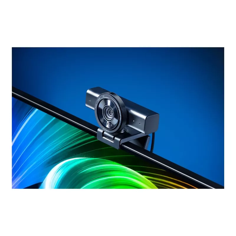 Razer Kiyo V2 internetinė kamera, 4K 30 FPS, 1080p 60 FPS, su triukšmo slopinimo mikrofonu
