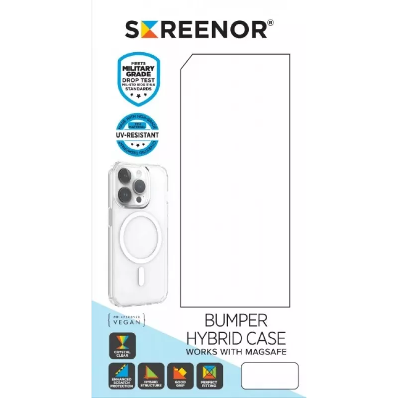 Screenor Bumper iPhone 17 Air Magsafe Skaidrus