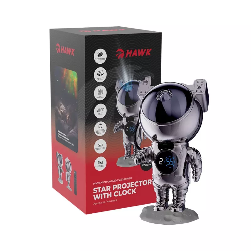 Hawk HW-STAR02 Astronaut Star Projector su Laikrodžiu Ghrome Edition