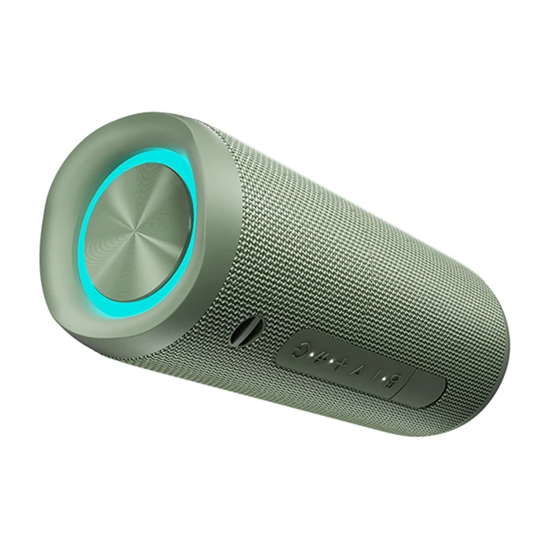 Belaidis garsiakalbis QCY SP7 žalias Bluetooth 5.0 nešiojamas, įkraunama baterija, kompaktiškas dizainas
