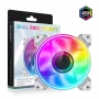 Gamemax Dual Ring Infinity korpuso ventiliatorius baltas