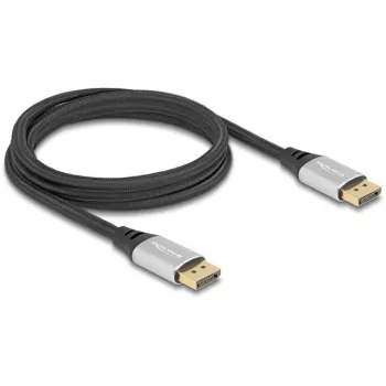DeLOCK DisplayPort kabelis 16K 60 Hz 2 m sidabrinis metalinis