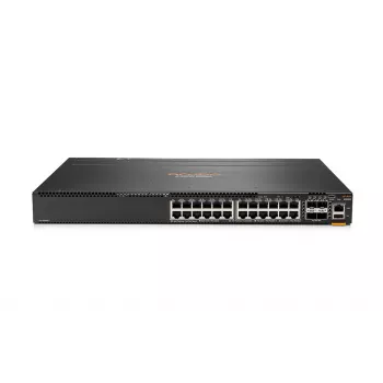 HPE Aruba 6300M - jungiklis - L3 - valdomas - 24 x 10/100/1000 + 4 x 1 Gigabit / 10 Gigabit / 25 Gigabit / 50 Gigabit SFP56 (aukštyn / krovimas) - priekis į galą