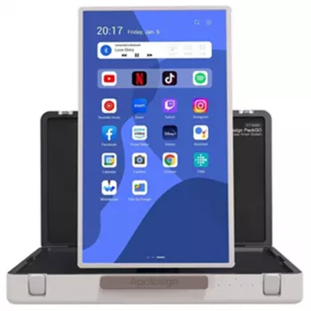ALLNET Presentation Suitcase High Performance Display 27 colių. Android 13. RK3588. HDMI Įvestis. Nešiojimo dėklas