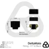 Thermal Grizzly DeltaMate HT16 vandens aušinimo jungtis, juoda