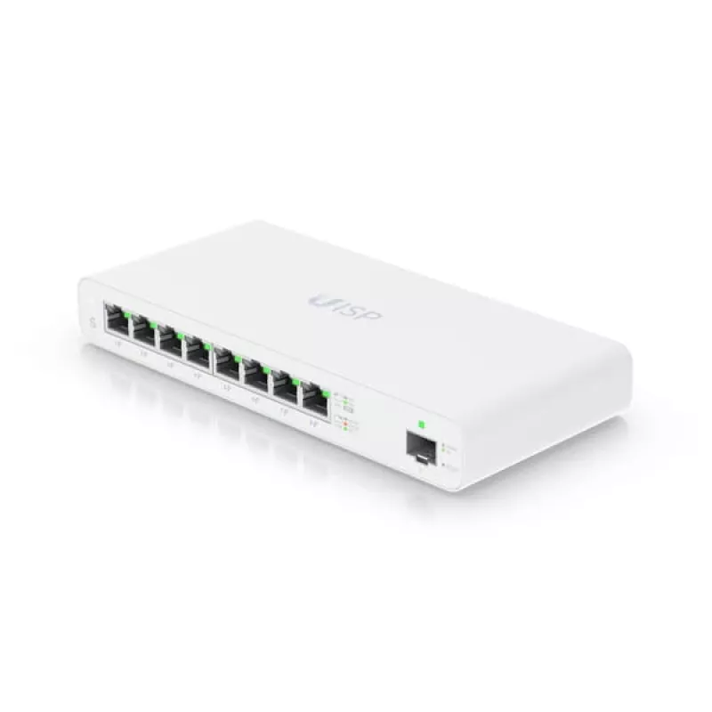 Ubiquiti Networks UISP valdomas L2 Gigabit Ethernet (10/100/1000) maitinimas per Ethernet (PoE) baltas (UISP-S-EU)