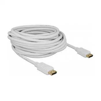 DisplayPort kabelis DeLOCK 84863 10 m Baltas