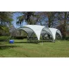 Paviljonas renginiams, 4,5 x 4,5 m (šviesiai pilka/pilka)