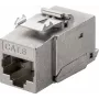 Wentronic Goobay CAT 6 KeyStone RJ45 Kištukinis Lizdas, STP Ekranuotas, 250 MHz - LSA Jungtis, Cinko Cinko Korpusas (90863)