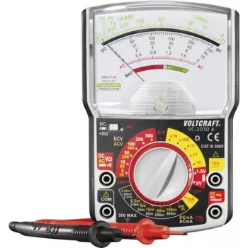 VOLTCRAFT VC-2030A Nešiojamas analoginis multimetras CAT III 500 V
