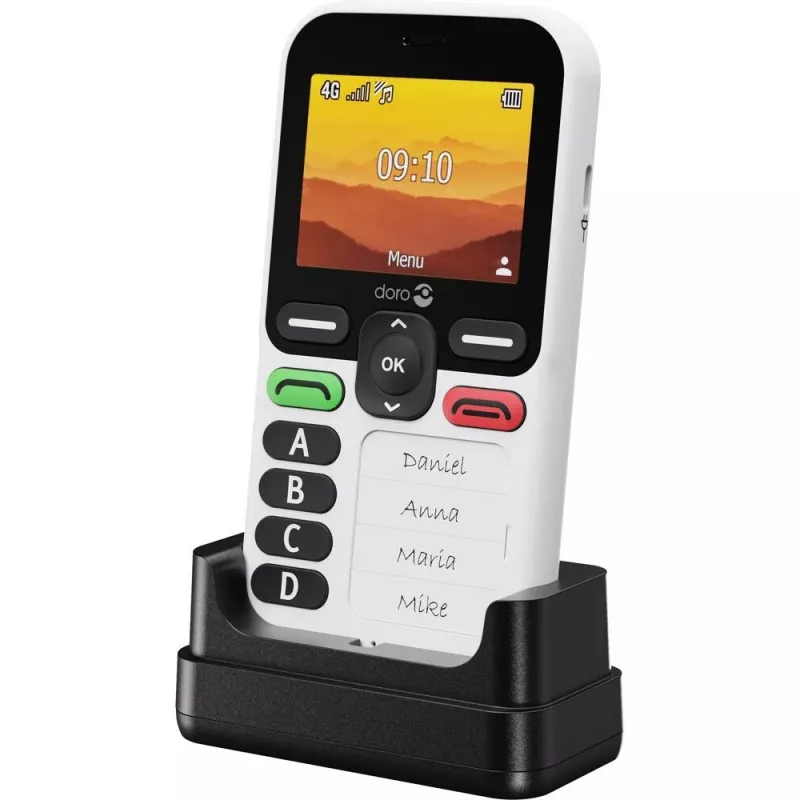 Išmanusis telefonas Doro Leva X10 2,4 colio 1150 mAh grafitas