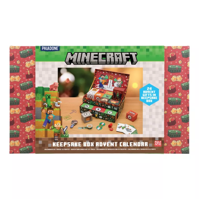Kalėdinis advento kalendorius dėžutė Paladone PP15749MCF Minecraft 24 staigmenos