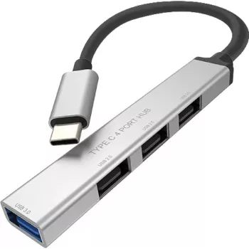ROLINE USB3.2 Gen1 4x USB-A 1x 3.0+3x 2.0 šakotuvas su USB-C laidu (14.02.5053)