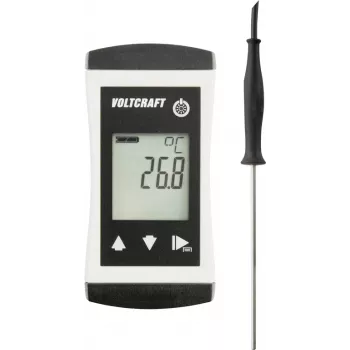VOLTCRAFT PTM 100 + TPT-201 temperatūros matavimo prietaisas -200 - 450 °C zondas Pt1000 IP65