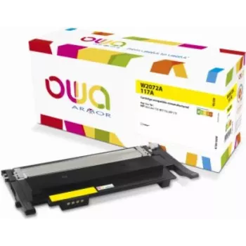 OWA Armor toner suderinamas su HP W2072A - 117A - 700st - geltona