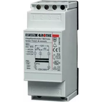 Grothe GT 3158 maitinimo transformatorius 1 A baltas (14058)
