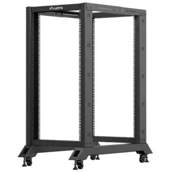 Lanberg atviras stovas 22U 600x1000 juodas