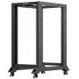 Lanberg atviras stovas 22U 600x1000 juodas