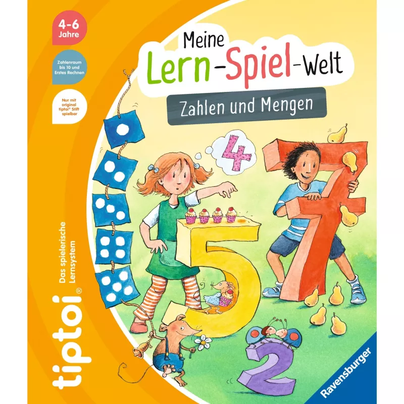 tiptoi Meine Lern-Spiel-Welt: Zahlen und Mengen, mokomoji knyga