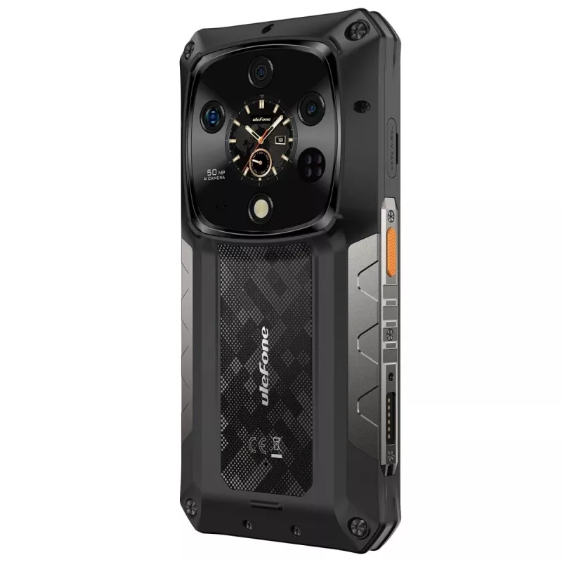 Atsparus išmanusis telefonas UleFone Armor 28 Ultra 5G – 16 GB RAM, 1 TB atminties, juodas
