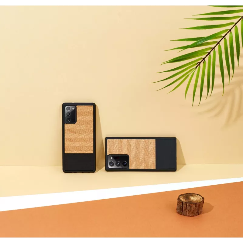 Apsauginis dėklas Man and Wood Samsung Galaxy Note20 Ultra – silkė nero juoda
