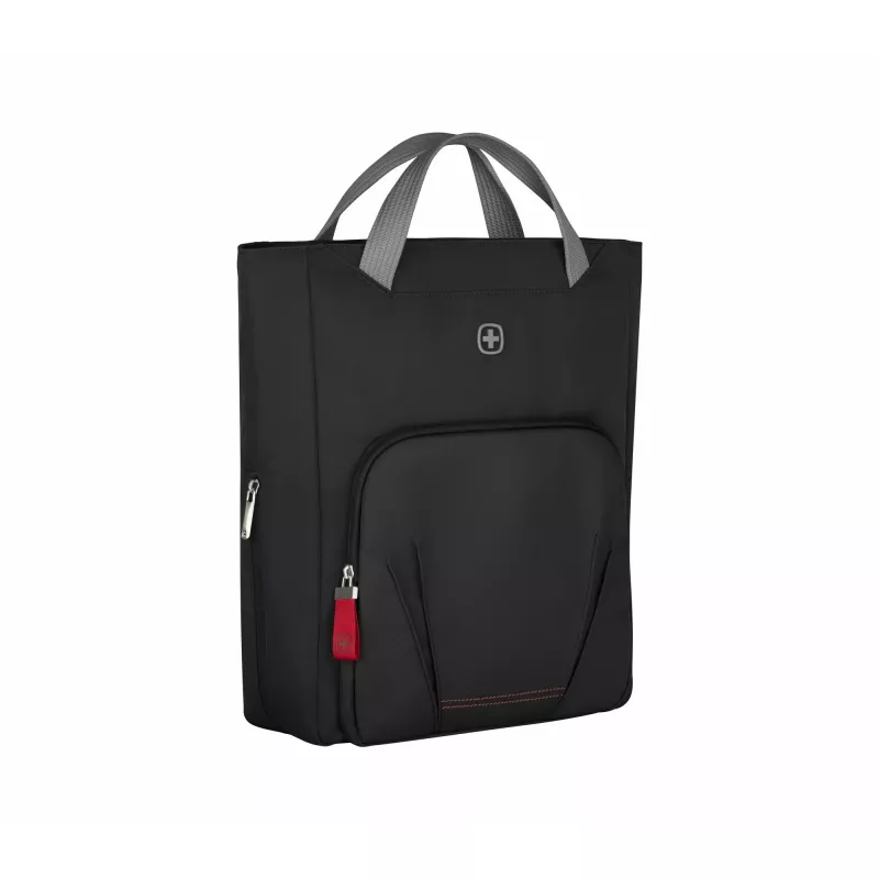 Moterų rankinė Wenger SwissGear Motion Vertical Tote 39,6 cm 15,6 colio juoda