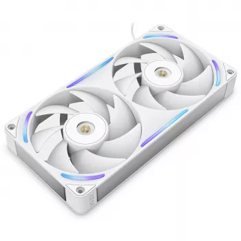 Kompiuterio korpuso ventiliatorius NZXT F240X 120 mm baltas, 1 vnt., 240×120×30 mm