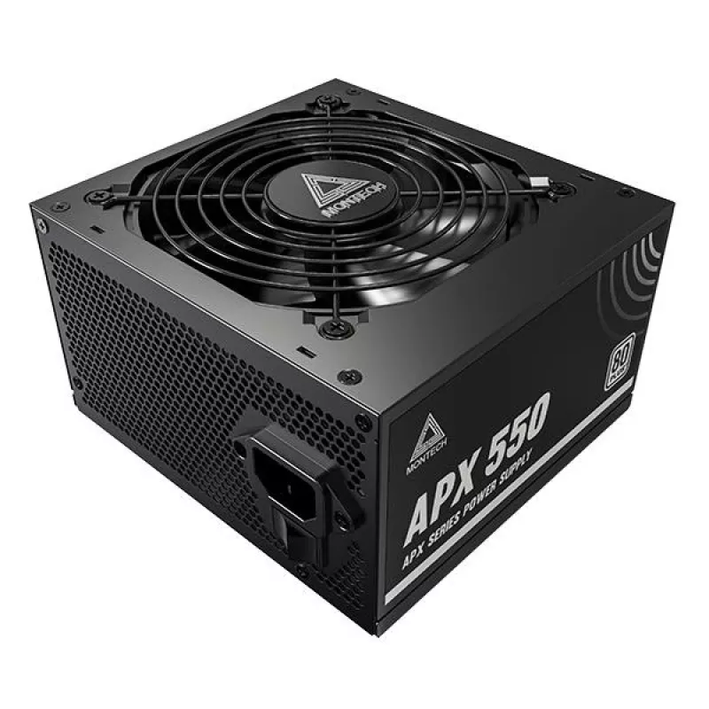 Montech APX550 maitinimo blokas 550 W 20+4 pin ATX juodas