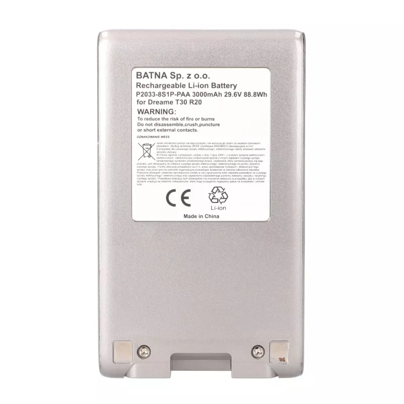 Akumuliatorius Dreame T30 R20 siurbliui 21.6V