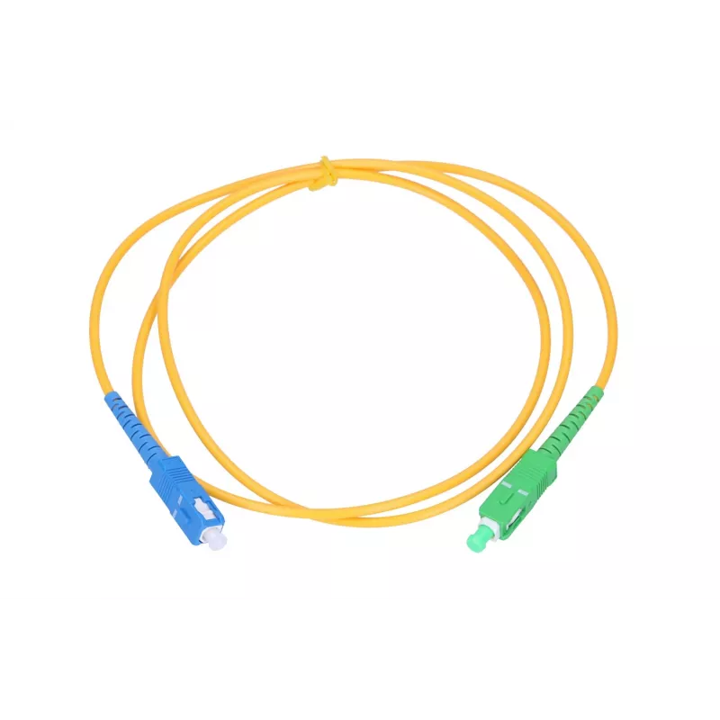 Extralink SC/UPC-SC/APC šuoras, vienmodis, simplex, G.657A1, 3mm, 1m