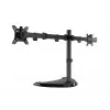 Gembird MS-D2ST-02 Monitorinis stovas (rotacija, pakreipimas, pasukimas), 13”–32”, juodas