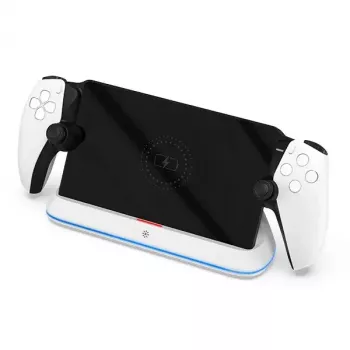 Įkrovimo sistema Subsonic SA5708, skirta Playstation Portal, laidinė, juoda balta