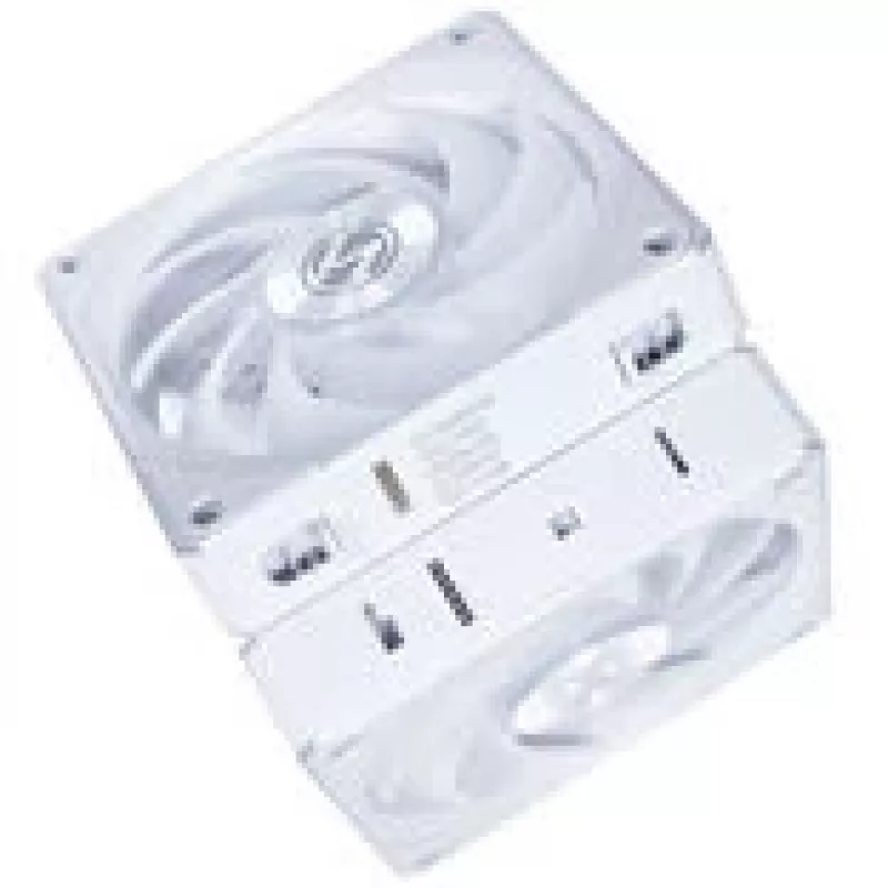 120 mm korpuso ventiliatorius Lian Li UNI FAN CL Wireless — baltas, belaidis RGB valdymas, grandininis jungimas