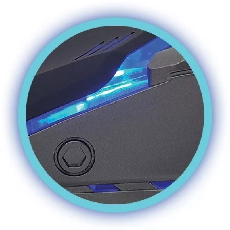 Rebeltec SHERMAN Gaming USB klaviatūra su pele QZERTY angliškas juodas