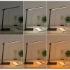 LED stalinė lempa Aukey LT-T10 12W 3000–6500K reguliuojama spalvos temperatūra, juoda