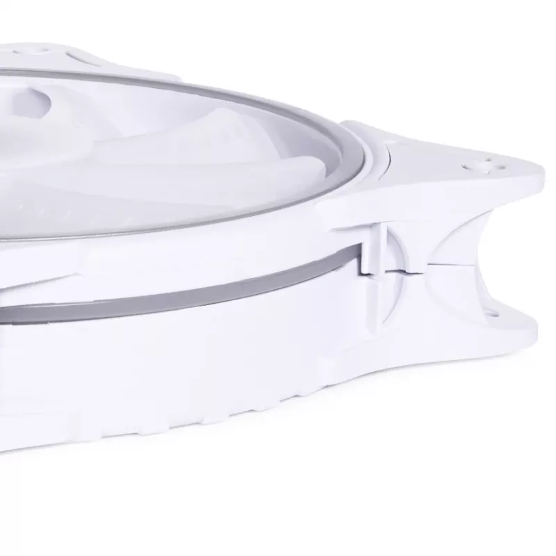 Alphacool Rise Aurora 120mm ARGB korpuso ventiliatorius – baltas