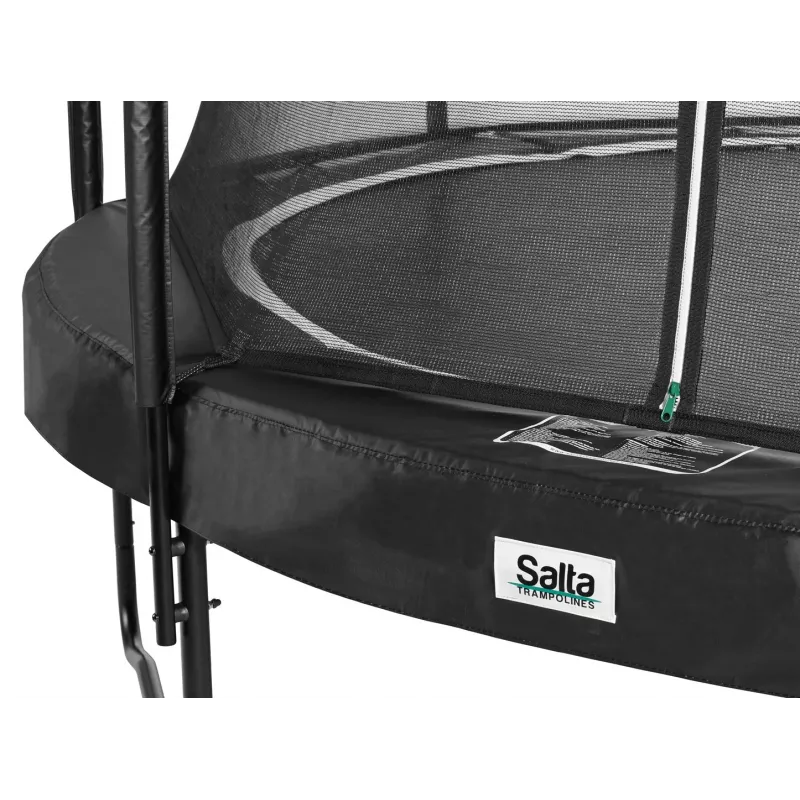 Salta Premium Black Edition COMBO - 251 cm laisvalaikio / sodo batutas