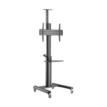 Grindinis TV stovas Gembird TVS-70T-02, 37–70 colių, 70 kg, VESA 200x200–600x400, pakreipimas ±5°/−12°, aukščio reguliavimas, ratukai, kabelių valdymas