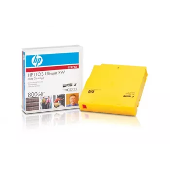 Hewlett Packard Enterprise HPE Ultrium RW duomenų kasetė - LTO Ultrium 3 - 400GB / 800GB - Gold - skirta ProLiant DL360p Gen8, StorageWorks SB1760, StorageWorks 1/8 G2 juostiniam autoloaderiui