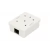 Extralink lizdas montuoti ant sienos, 1x RJ45 CAT5E UTP