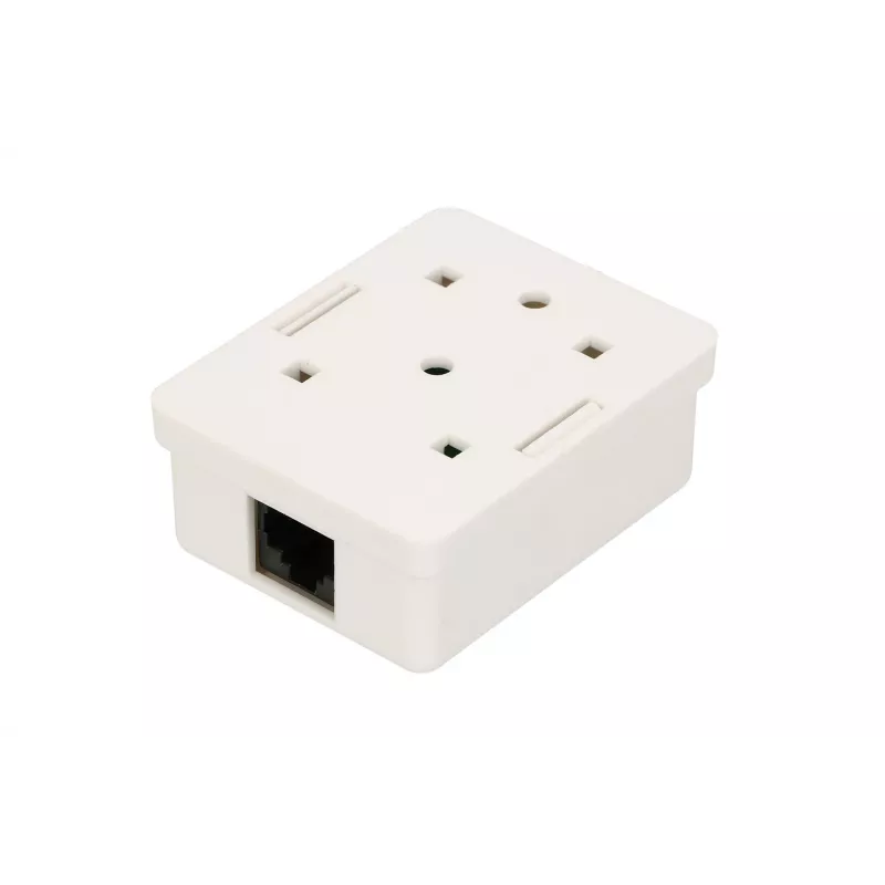 Extralink lizdas montuoti ant sienos, 1x RJ45 CAT5E UTP