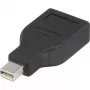 DisplayPort adapteris Renkforce 1391524 — 1x Mini-DisplayPort kištukas į 1x DisplayPort lizdą, juodas