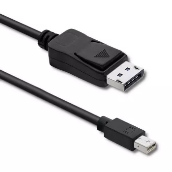 Qoltec 50434 1,8 m Mini DisplayPort – DisplayPort laidas, juodas