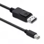 Qoltec 50434 1,8 m Mini DisplayPort – DisplayPort laidas, juodas