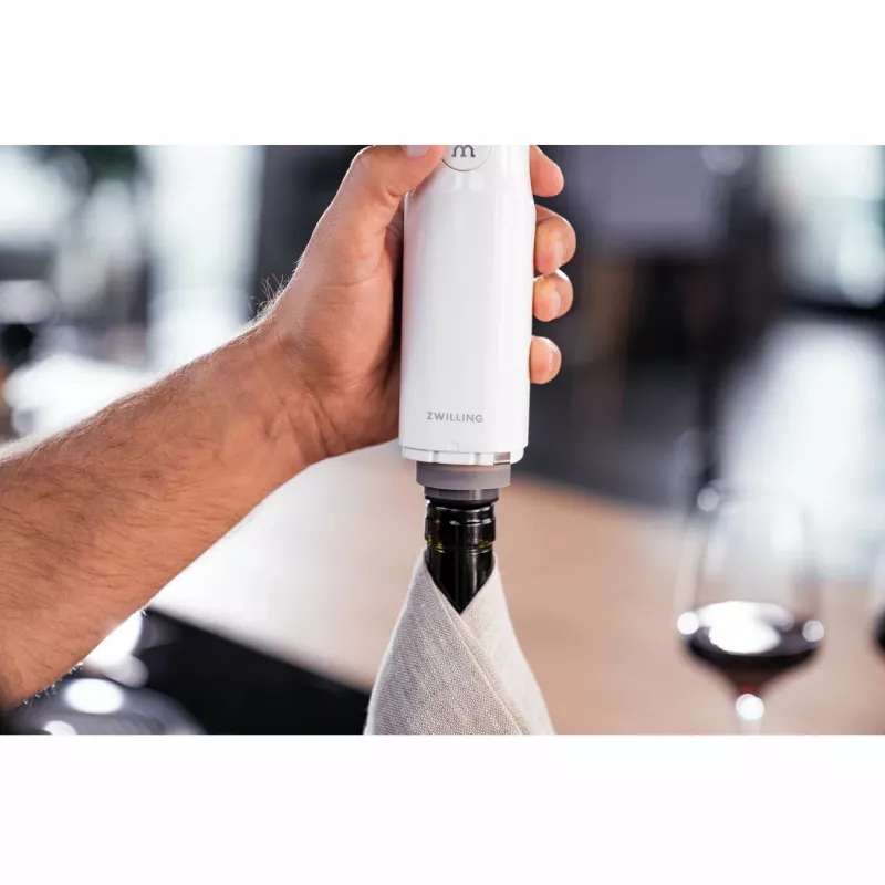 Vakuuminis siurblys ZWILLING FRESH & SAVE baltas, baterija 3,7V, MicroUSB įkrovimas, 190×50×50 mm, 330 g
