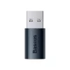 Adapteris Baseus Ingenuity USB-A → USB-C OTG (mėlynas)